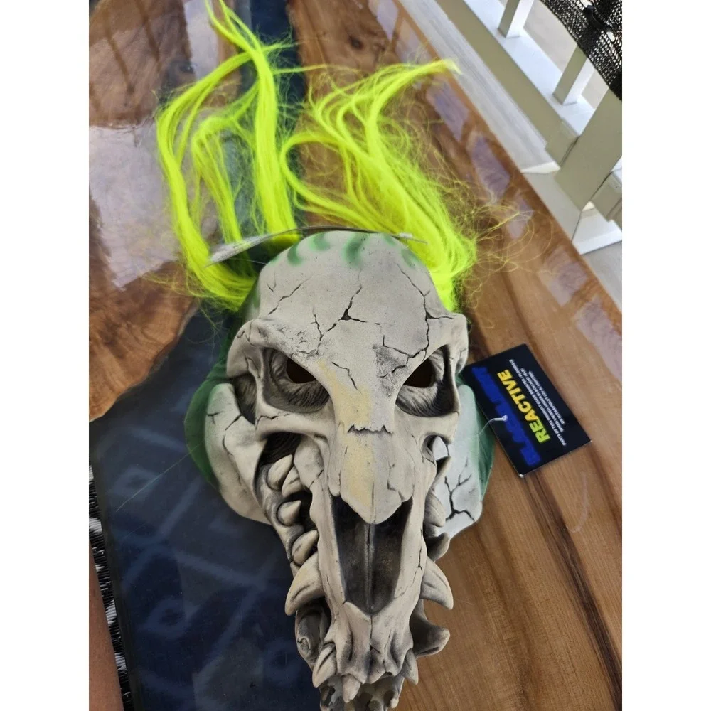 Zagone Studios Bone Snapper Mask Bill Ystrom Blacklight‎ Horror NWT Halloween